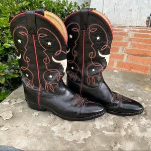 Justin Cowboy Boots Longhorn style 6004